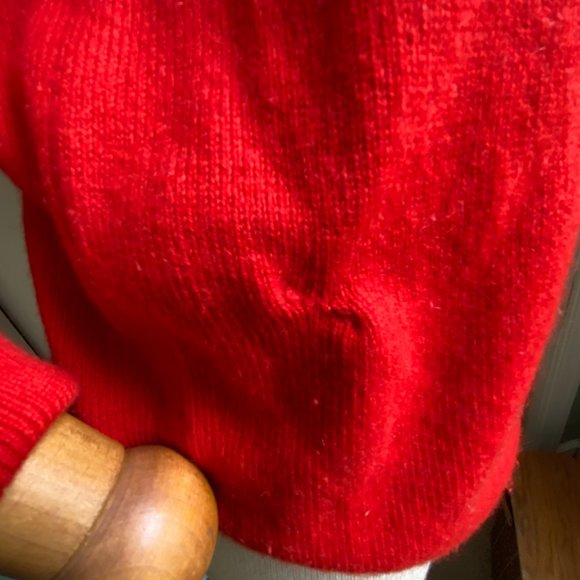 Vintage Red Cashmere Cardigan - The Scotch House - Picture 4 of 4